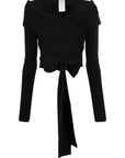 Dolce & Gabbana Dolce & Gabbana cut-out Wrap Top
