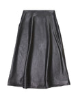 Balenciaga Balenciaga leather midi skirt