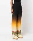 Etro Etro Graphic-print straight-leg trousers