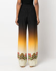Etro Etro Graphic-print straight-leg trousers