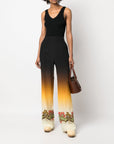 Etro Etro Graphic-print straight-leg trousers