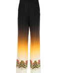 Etro Etro Graphic-print straight-leg trousers