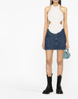 Off White Off White Denim mini skirt