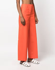 Erika Cavallini Semi-Couture Erika Cavallini Semi-Couture Trousers Red