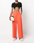 Erika Cavallini Semi-Couture Erika Cavallini Semi-Couture Trousers Red