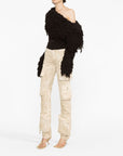The Attico The Attico Trousers Beige