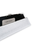 The Attico The Attico Long Night crystal-embellished clutch bag