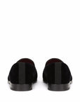 Dolce & Gabbana Dolce & Gabbana DG logo velvet slippers