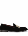 Dolce & Gabbana Dolce & Gabbana DG logo velvet slippers