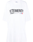 Vetements Vetements Logo cotton t-shirt