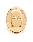 Alexander McQueen Alexander McQueen The Faceted Stone Ring
