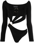 Louisa Ballou Louisa Ballou Long sleeve cut-out bodysuit