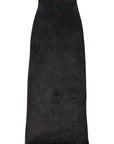 Balenciaga Balenciaga velvet-effect high-waisted skirt