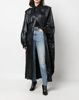 Saint Laurent Saint Laurent shoulder-pad Oversized Trench Coat