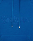 Saint Laurent Saint Laurent logo-embroidered cotton hoodie