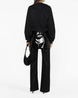 Off White Off White Printed Crop Sweatshirt