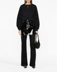 Off White Off White Printed Crop Sweatshirt
