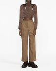 Marine Serre MARINE SERRE Trousers Beige