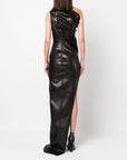 Rick Owens Rick Owens Embroidered denim long dress