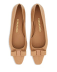 Ferragamo Ferragamo leather ballet flats with bow