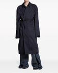 Balenciaga Balenciaga deconstructed cotton coat