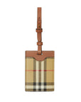 Burberry Burberry checkered luggage tag