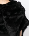 Comme Des Garcons Comme Des Garcons Fur-design cropped blouse