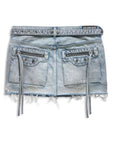 Balenciaga Balenciaga Cagole denim miniskirt