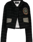 Etro Etro Checked crop jacket