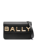 Bally Bally logo-lettering leather bag