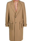 Etro Etro Single-breasted wool-blend coat