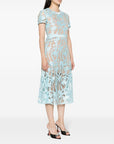 Self-Portrait Self-portrait Dresses Clear Blue