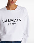 Balmain Balmain Logo-print cotton sweatshirt