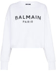Balmain Balmain Logo-print cotton sweatshirt