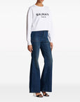 Balmain Balmain Logo-print cotton sweatshirt