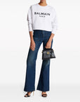 Balmain Balmain Logo-print cotton sweatshirt