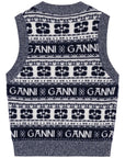 Ganni GANNI Sweaters Grey