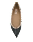 Valentino Garavani Valentino Garavani Rockstud-embellished ballerina shoes