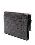 Boyy Boyy Buckle travel case croco embossed leather clutch bag