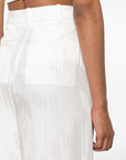 The Attico The Attico Trousers White