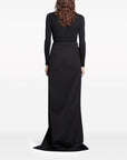 Balenciaga Balenciaga slit tailored maxi skirt