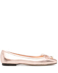 Jimmy Choo Jimmy Choo Elme metallic ballerina shoes