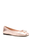 Jimmy Choo Jimmy Choo Elme metallic ballerina shoes