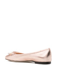 Jimmy Choo Jimmy Choo Elme metallic ballerina shoes
