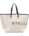Stella McCartney Stella McCartney Logo canvas tote bag