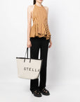Stella McCartney Stella McCartney Logo canvas tote bag