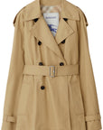 Burberry Burberry Belted Cotton Trench Coat