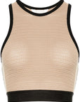 Palm Angels Palm Angels Top Beige