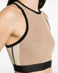 Palm Angels Palm Angels Knitted cropped top