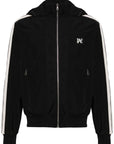 Palm Angels Palm Angels QR code front zip fastening Monogram track jacket